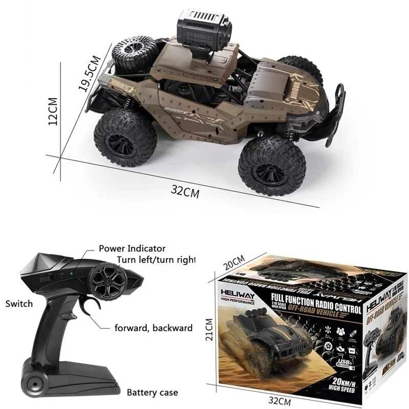 25KM/H RC Car Remote Control Buggy Car with WiFi 720P HD Camera Wireless Climbing Children Truck Toy Rc Drift Car HQ1803 25KM/H RC Car Remote Control Buggy Car with WiFi 720P HD Camera Wireless Climbing Children Truck Toy Rc Drift Car HQ1803
