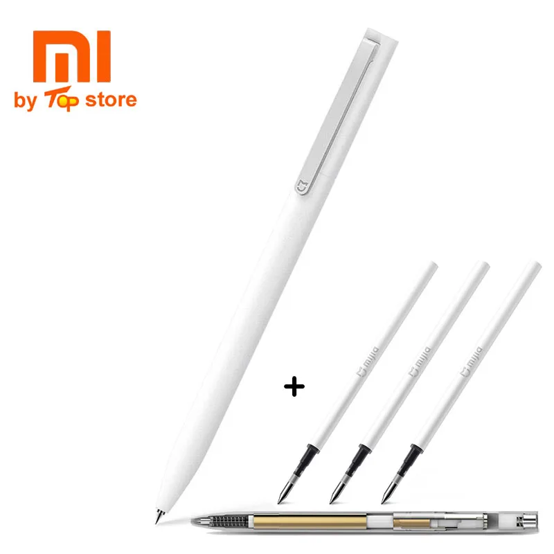 

Xiaomi Pen Ballpoint Pen 0.5mm Writing Point Office School Pen Rolling Roller Ball Sign Pen Black Ink Smooth PREMEC Smooth Smart