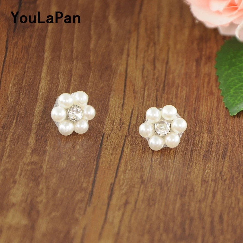 

YouLaPan E13 Flower Earrings Pearl Wedding Jewelry Girl Ear Jewelry Earrings for Women Bridal Earring Stud earring