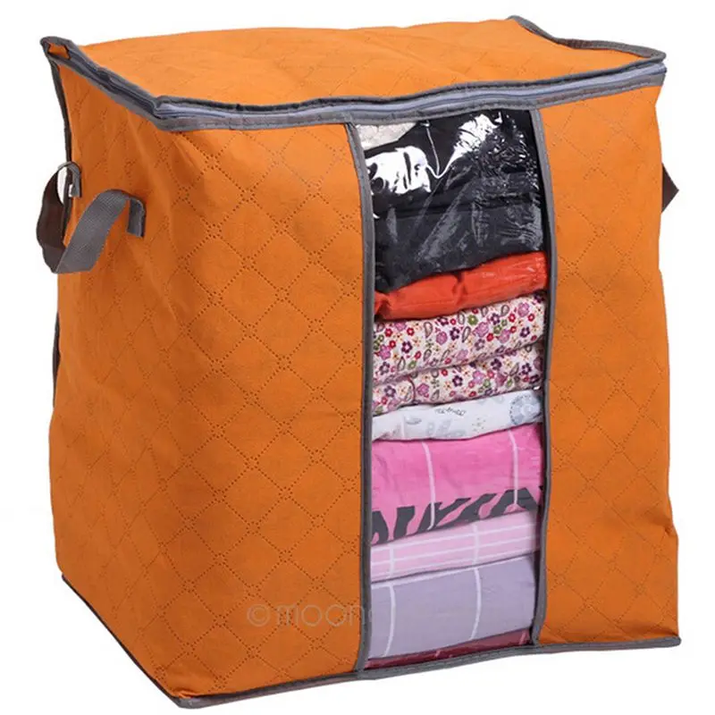 Aliexpress Foldable Clothes Pillow Blanket Closet Underbed Aliexpress Foldable Clothes Pillow Blanket Closet Underbed Storage Bag Organizer Box Bags Transpa Window From Reliable Bo Bins