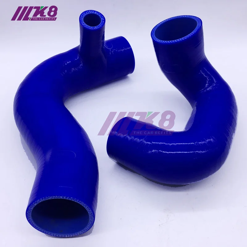 Комплект силиконовых шлангов радиатора для MITSUBISHI LANCIA DELTA INTEGRALE HF 8V TURBO HOSE KIT(2 шт.) красный/синий/черный