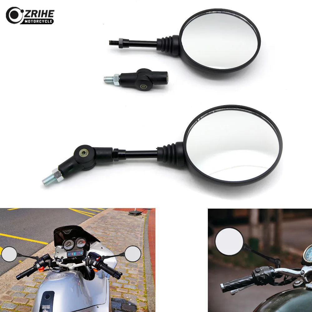 Motorbike Rearview Mirror 8mm 10mm Motorcycle Folding Side Mirrors for BMW F800GT F800R F800S F800ST 2016 2015 2013 2012 2011 10