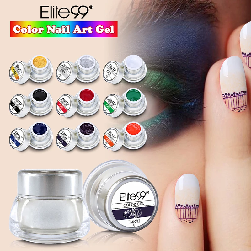1 шт. 3D краска для ногтей 8 мл|painting gel|nails art painting gelelite99 3d |