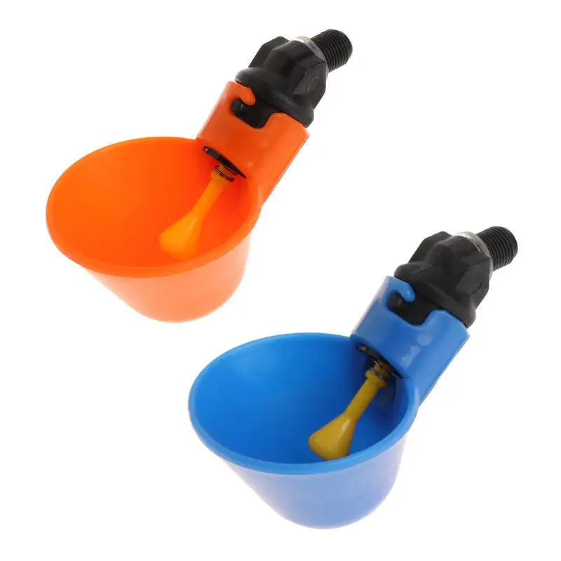 

Poultry Drinking Cup Automatic Chicken Waterer Parrot Drinking Bowl Water Feeder For Birds