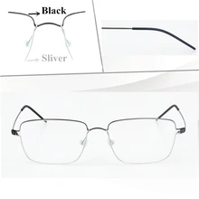 Ручная работа, прямоугольные Легкие мужские очки, титановые очки, оптические очки по рецепту, оправа, мужские очки Oculos