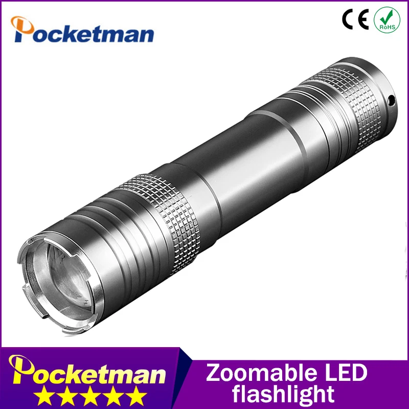 Led Torch 2000lm Cree LED Flashlight Torch light Waterproof For 1x18650