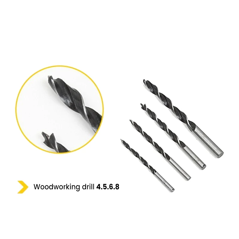 

31pcs Impact Twist Drill Bits Set Woodworking Screw Head High Speed Steel For Hole Processing HVR88