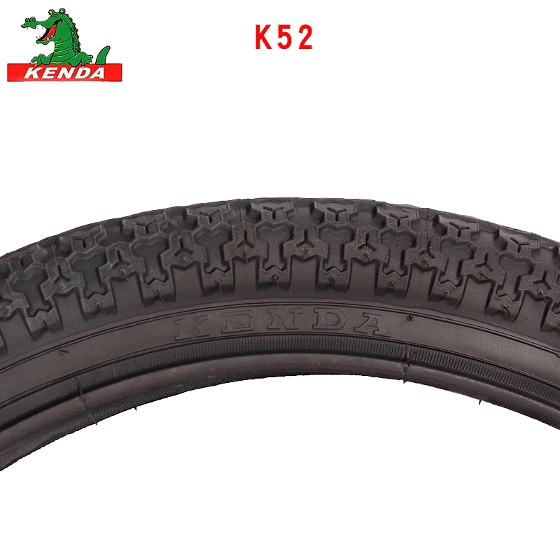 Kenda-Folding Mountain Bike Tire, K52 Cycling Parts, 20 ", 24", 26 ", 20x2.125, 24x1.75, Bicycle Tire