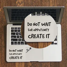 Daily Self-Motivation Quote Laptop Trackpad Sticker for Apple Macbook Pro Air Retina 11 12 13 14 15 17 inch Vinyl Mac Book Decal