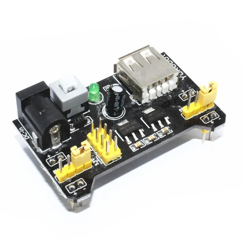 

Breadboard dedicated power supply module, compatible with 5V, 3.3V breadboard module