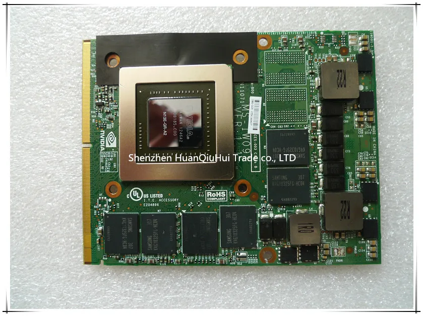 

MS-1W091 DDR5 video card for MSI GT70 1762 laptop N13E-GR-A2 Graphics Card