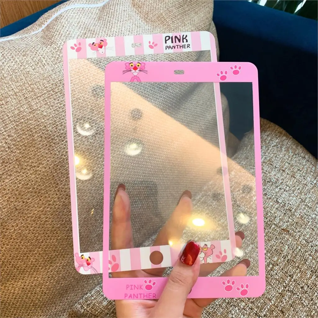 Единорог Розовая пантера шаблон протектор экрана для Apple iPad Mini 4/5 7,9 дюймов закаленное стекло 3D 9H стеклянная пленка