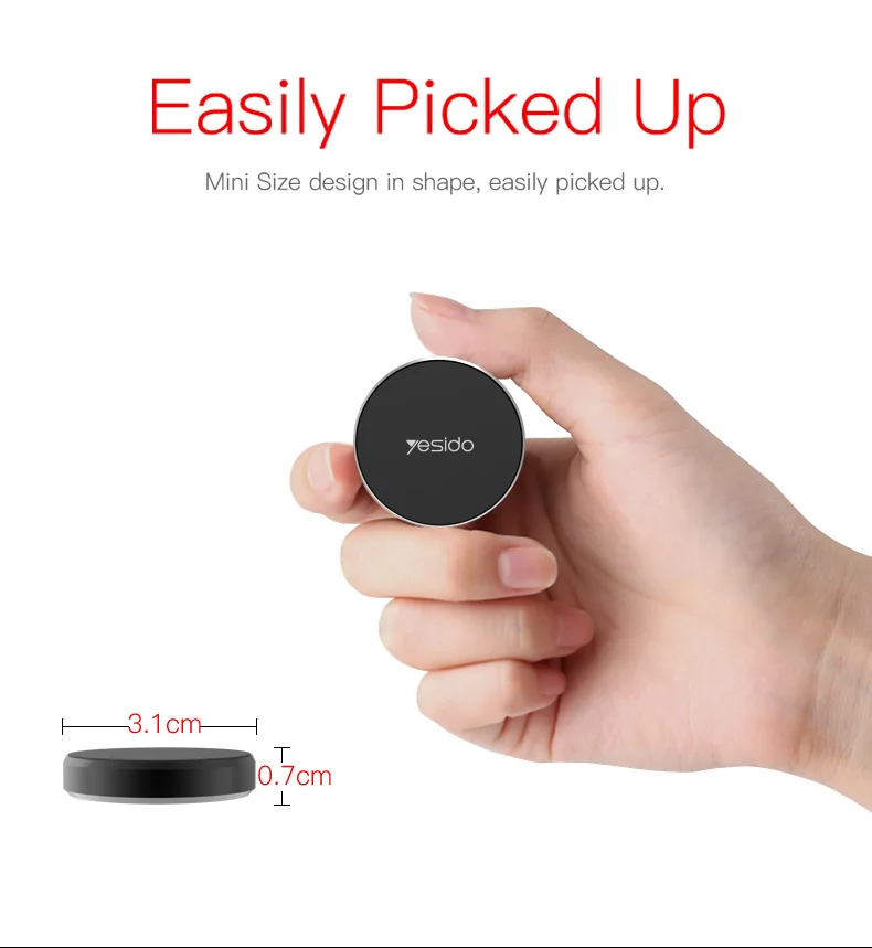 Metal Plate Magnetic Car Phone Holder Stand (9)