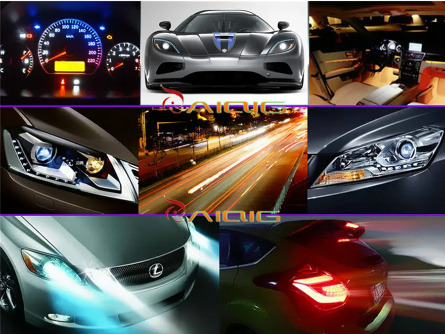 Светодиодная лампа для автомобиля H4 68 SMD 12 В 6000 К|h4 high power led|h4 hid conversion kith4 white |