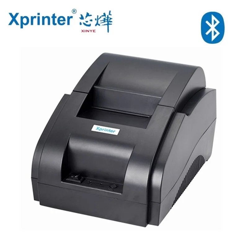 Xprinter 58 Bluetooth принтер USB+ Bluetooth тепловой маленький билетный принтер Счетная машина Android и POS кассовый чек