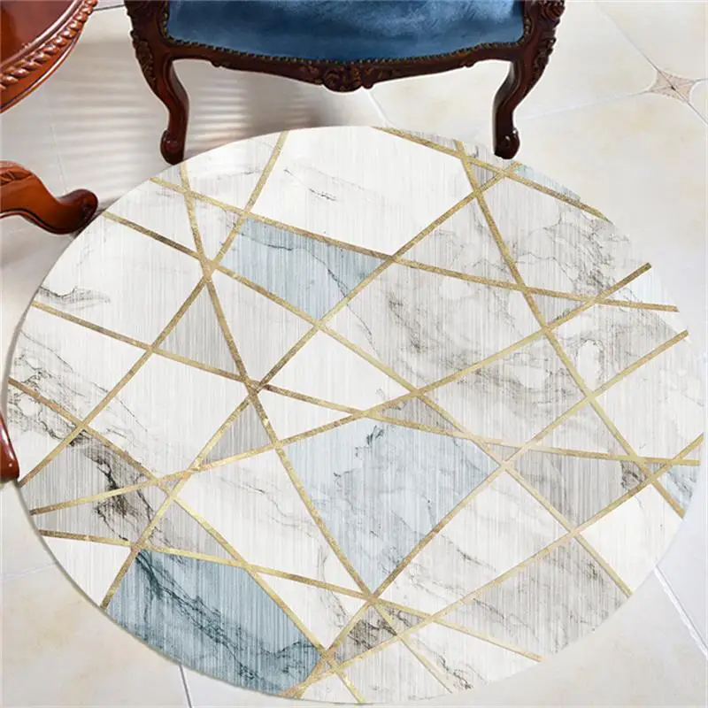

Modern Nordic Round Carpet Livingroom Computer Chair Round Rug Home Entrance/Hallway Doormat Decorative Carpet Bedroom Kids Rugs
