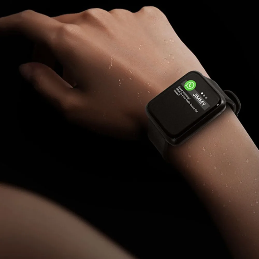 smartwatch on wrist