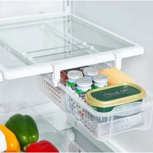 

Practical Fridge Mate Refrigerator Pull Out Bin High Quality Home Organizer Snap On Drawer To Save Easy To Install
