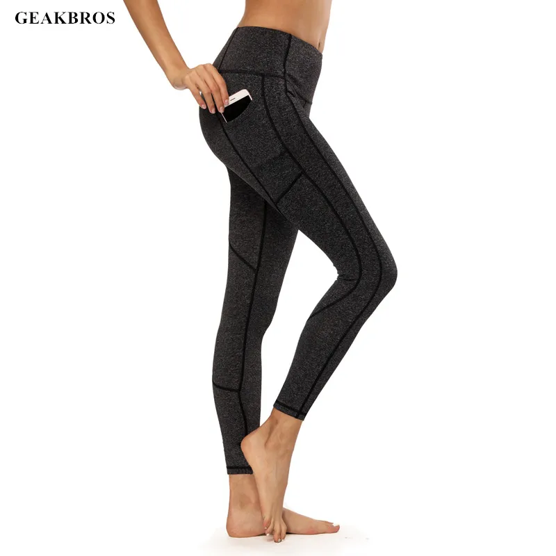 

Women Yoga Pants Sport Leggings High Waist Seamless Leggin Tights Pocket Sportswear Ladies Gym Fitness Sexy Stretch Trousers