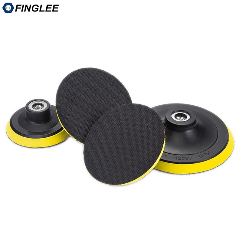 Фото FINGLEE 80/100/125 мм M14 2 шт. Пластик Подушка под спину угловый шлифовальник диск FINGLEE 80/100/125 мм M14 2 шт. Пластик Подушка под спину угловый шлифовальник диск