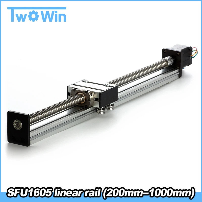

linear rails cnc effective stroke 600mm linear rails and slides SFU1605 linear rail slider 23nema stepper motor (100mm-1000mm)