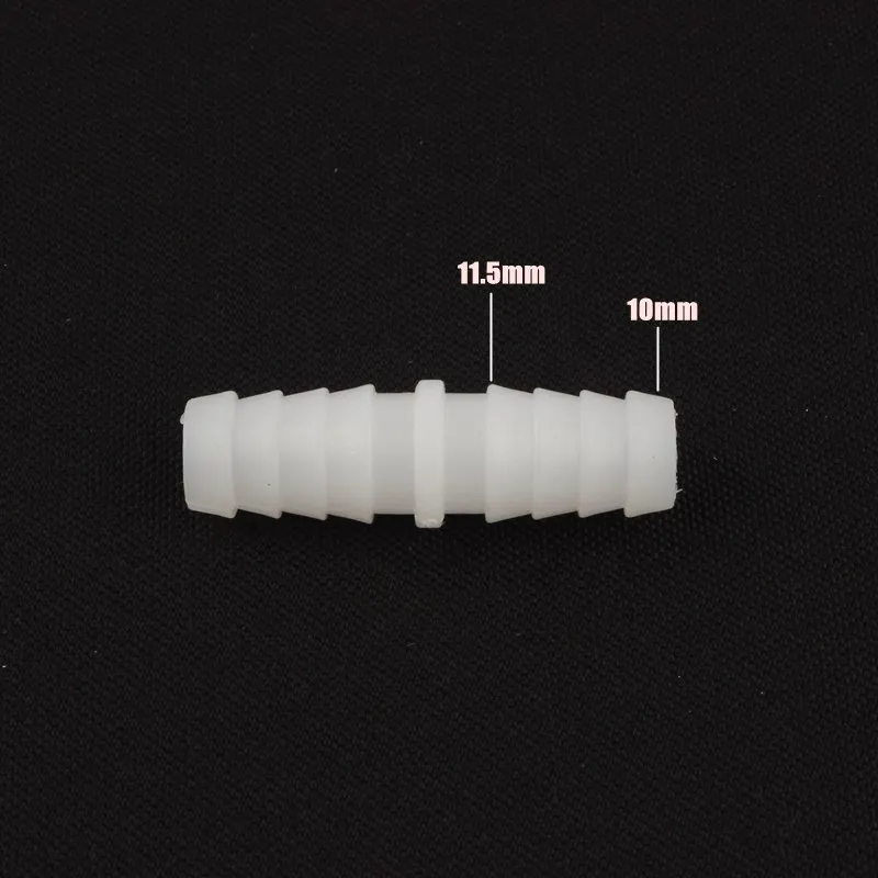 8 шт. NuoNuoWell 4~ 11 мм, pe, труба, шланг, равный прямой соединитель, аквариумная система, резервуар для воды, воздушный насос, экологический шланг, фитинги - Цвет: 10mm