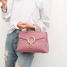 Pequeños bolsos de las mujeres famosas marcas 2017 Cuero de La Pu Mujer Bolso de Mano Diseñador de las mujeres bolsos del mensajero de crossbody Hombro de Las Señoras Bolsas