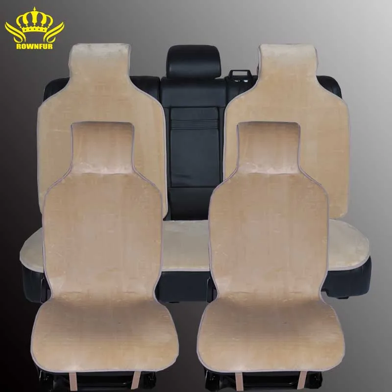 hot sale avtomobilnvy covers universal size faux fur stoles for lada  Car seat Covers Seat accessories black color  i001-5