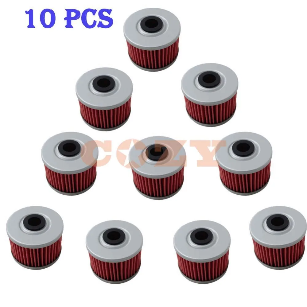 10 x Oil Filter for KFX450R KLX110 KSR110 BN125 KLX125 KLX140 KL250