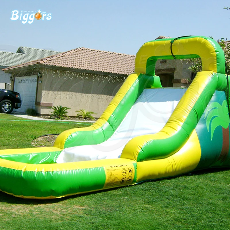 

Inflatable Water Slide With Pool For Fun PVC Cloth Commercial Use