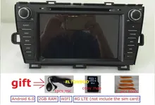 8 “Android 6.0 для Toyota Prius оставил автомобильный DVD, навигация GPS, RDS, Wi-Fi, 4 г LTE, Quad Core, 1024×600,2 ГБ Оперативная память, поддержка DVR, OBD2, русский