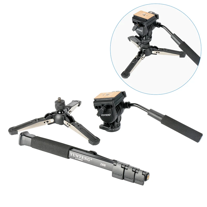  Ulanzi Travel Tripod Lightweight Monopod 58in Tripode with Quick Release Plate Video Ball head for 