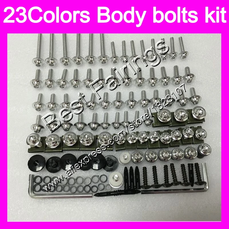 

Fairing bolts full screw kit For Aprilia RS4 125 RS125 06 07 08 09 10 11 RS 125 2006 2007 2008 10 2011 Complete Body screws Nuts