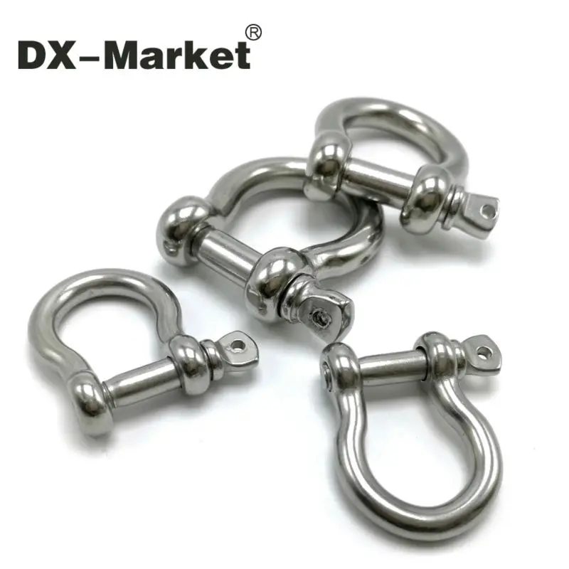 

m16 , 304 stainless steel bow shackle , high quality antirust shackle , sus304 m16 bow shackle