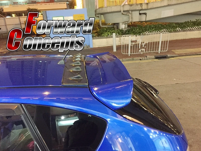 Вихревой генератор для углеродного волокна 08 14 IMPREZA WRX GR GH|vortex generator|roof spoilerspoiler roof |