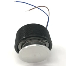 Preto 44mm de energia áudio vibração alto-falante/mini alto-falante portátil diy vai cantar a mesa vibro alto-falante
