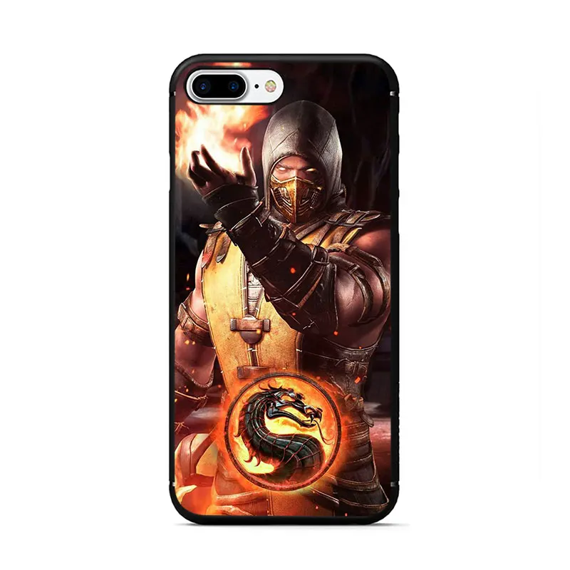 Мягкий чехол для телефона из ТПУ Scorpion In More Kombat для iPhone 11 Pro 5 5S 6 6s 7 8 Plus X XR XS MAX