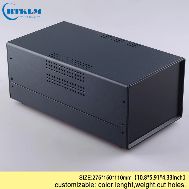 eletrônica equipamento diy instrumento caso 275*150*110mm