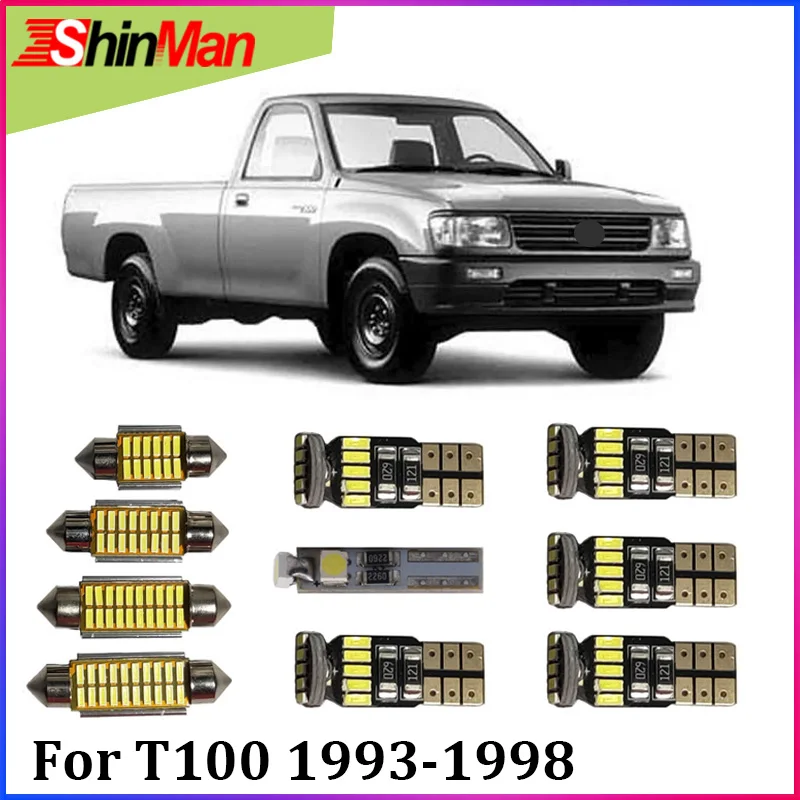 

ShinMan 6x Error Free Car Light Interior light LED Conversion kit For Toyota T100 LED Interior Package1993-1998 Accessories