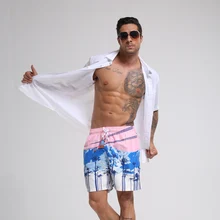 Летние мужские пляжные шорты для серфинга для плавания спортивные шорты Maillot De Bain спортивные Бермуды для плавания Быстросохнущий внутренний слой