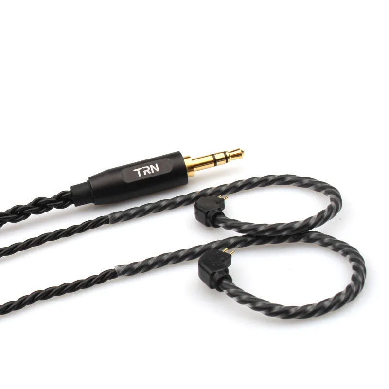 Trn кабель для наушников 3,5 мм разъем для 0,75 мм 0,78 мм mmcx Сменный кабель для наушников с микрофоном