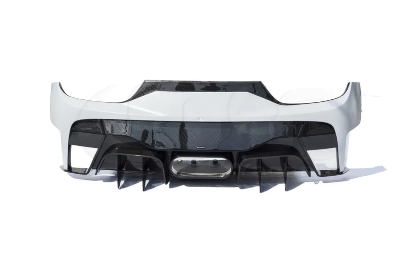 2010-2014 Ferrari F458 Italia Coupe & Spider Vorsteiner 458-VX Program Style Rear Bumper PCF (1)