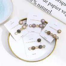 Новая мода корейский Ретро жемчужная заколка для женщин Элегантный дизайн сладкий заколка палочка, Шпилька для волос аксессуары для укладки волос