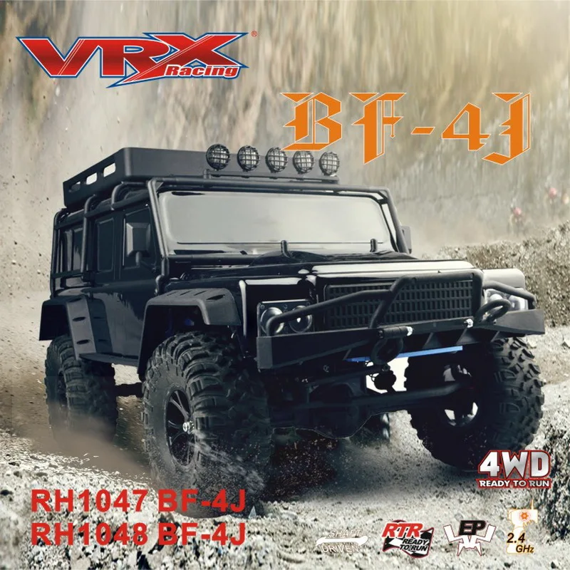 VRX Racing 電動クローラー RH1047 BF-4J フルカスタム VRX RH1047 BF-4J 1/10 Scale 2.4GHz 4WD Brushed RTR Off-road