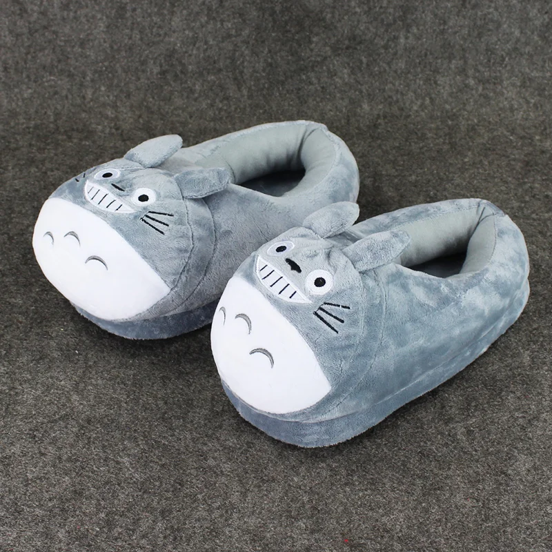 

My Neighbour Totoro Slipper Stuffed 28cm Totoro Slipper Indoor for Adults Miyazaki Hayao Soft Plush Shoes