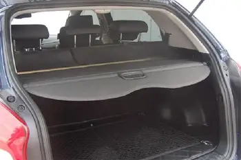 

Car Rear Trunk Security Shield Shade Cargo Cover For Ssangyong Korando 2014 2015 2016 2017 (Black beige)