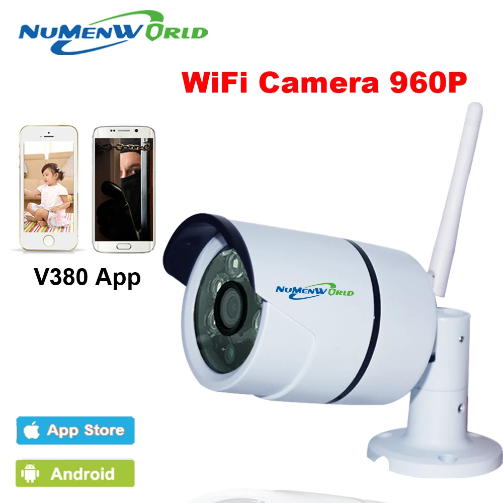 Wifi IP Camera 960P HD Support Micro SD Card Waterproof CCTV Security