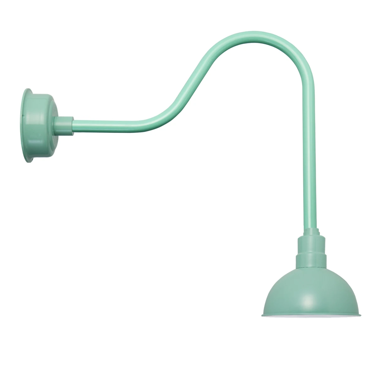 10 Sleek Blackspot LED Barn Light in Jade