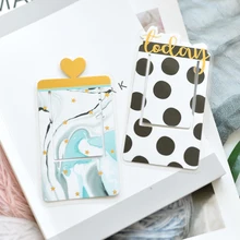 Lovedoki креативная книга Mark свежие канцелярские принадлежности мультфильм дневник планировщик украшения Пластиковые покрытые закладки клип Школьные подарочные принадлежности