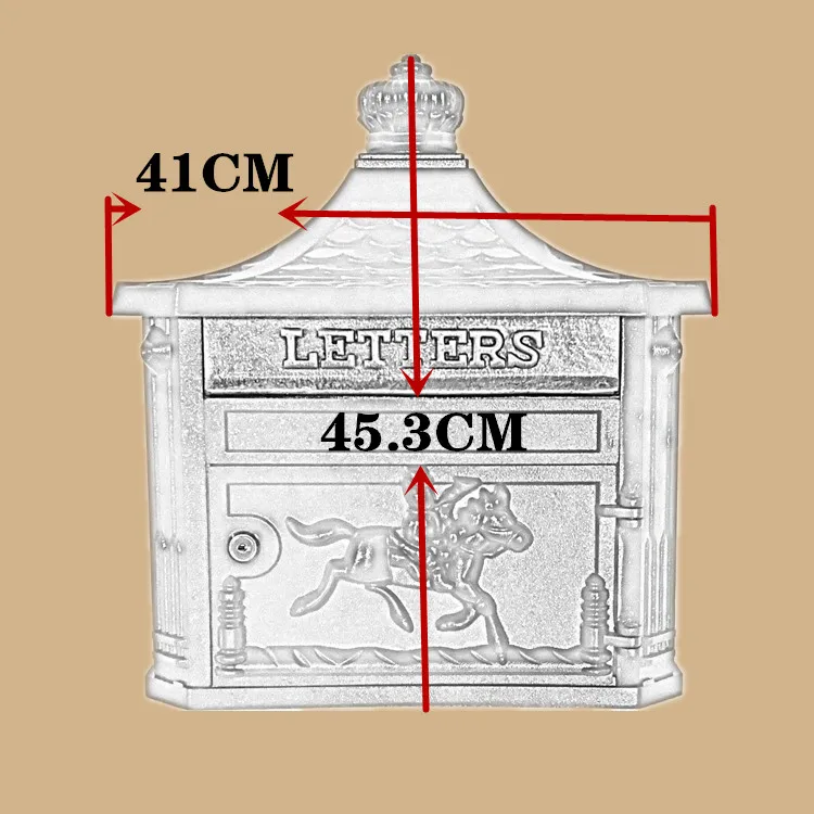 Лидер продаж, почтовый ящик из алюминиевого сплава, почтовый ящик, металлический почтовый ящик с буквами, настенный домашний декор, реквизит для сада